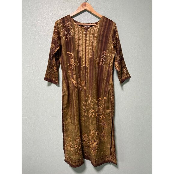 NWT Lagi Women's Made in India Dress Top‎ Size Large - Picture 1 of 8